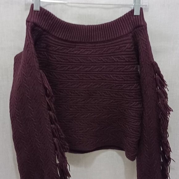 Rachel Roy  Womens Off the Shoulder Longsleeve Sweater Size S - Picture 3 of 8